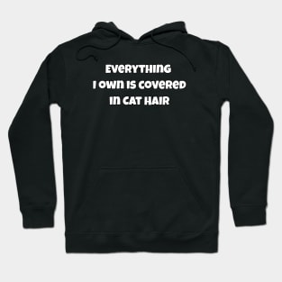 Everything I own is covered in cat hair Hoodie